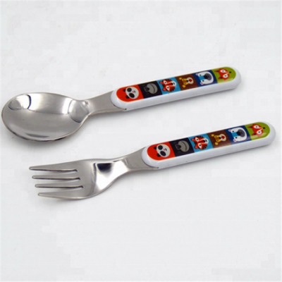 Food Grade Stainless Steel Cutlery Set Kids Fork Knife Spoon Set