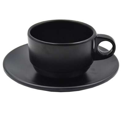 Black Melamine Plastic Cup