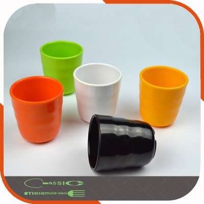 Food grade hard plastic cup / melamine mug for customize print picture Tea Cup