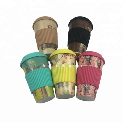 Biodegradable Drinkware Bamboo Fiber Coffee Cup Mug