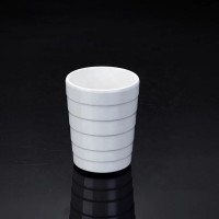 Wholesale plastic plain white cup mug