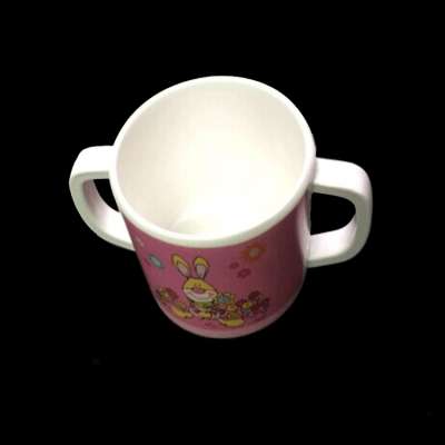 child's melamine cup double handle