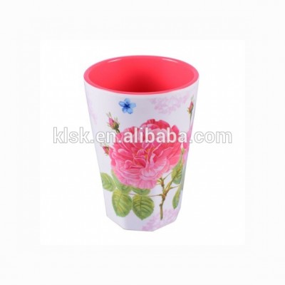 High Quality Tea Cup Plastic Custom Print Melamine Cup