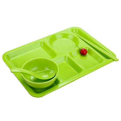 New Arrival 14.0 inch Plastic Color Melamine Fast Food Tray