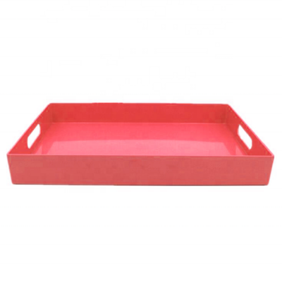 16.5 inch Muti color Plastic Rectangular Melamine Food Service Tray